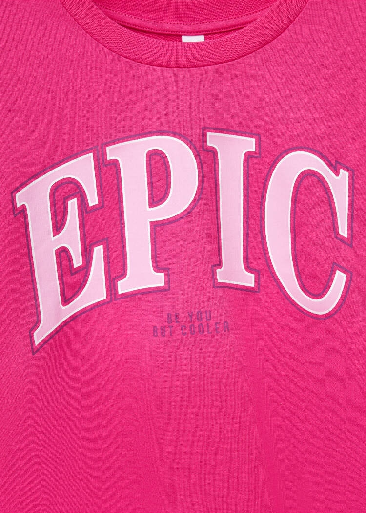 футболка  для девочки кор.рукав артикул 0051_лс22 цвет фуксия размер 128